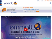 Tablet Screenshot of emmattweb.com